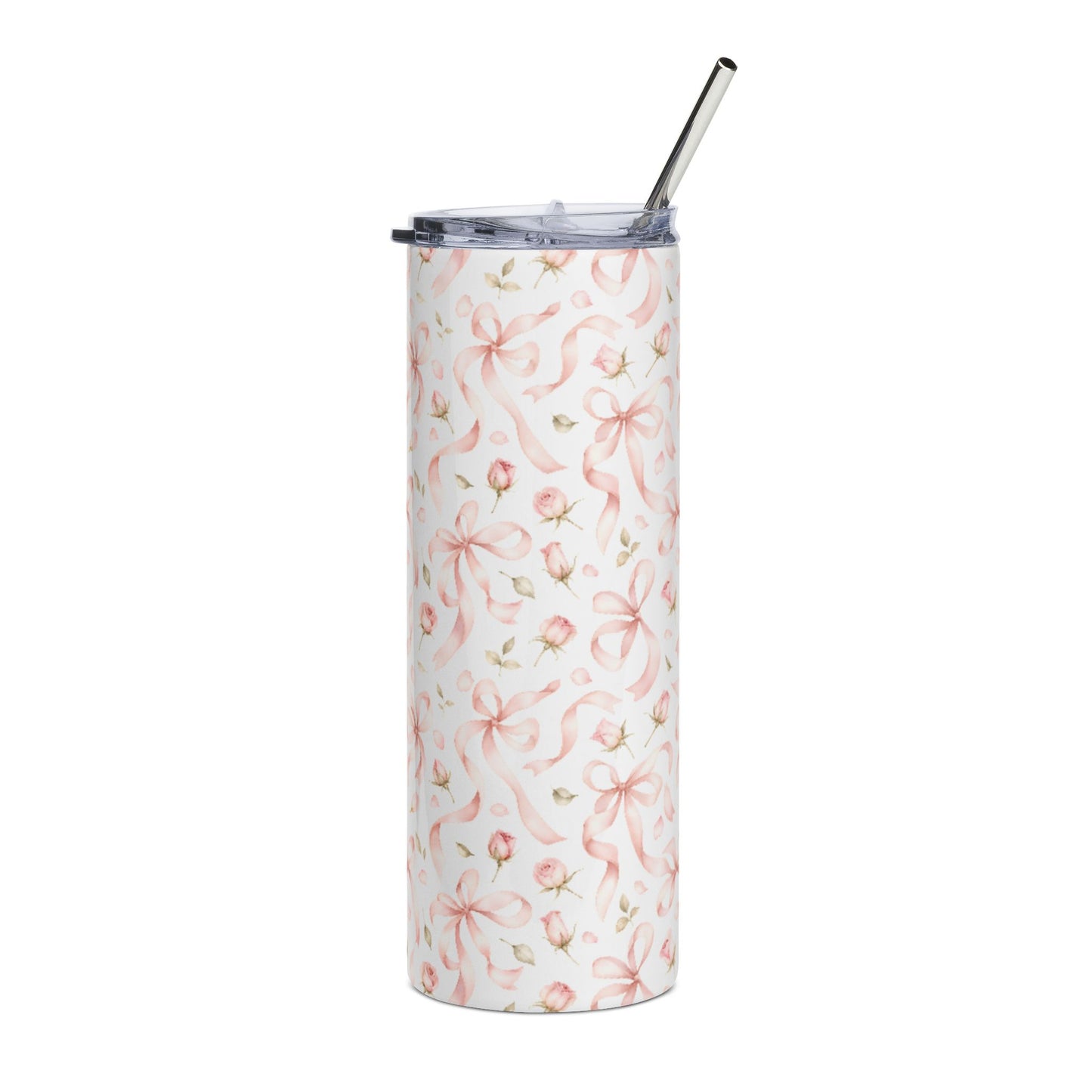 Bows and Flowers + free straw topper
