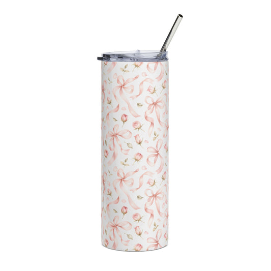 Bows and Flowers + free straw topper
