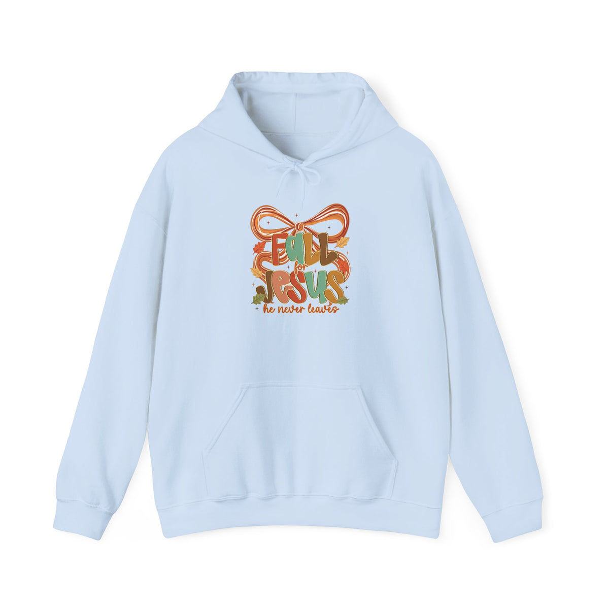Fall for JESUS hooded sweatshirt