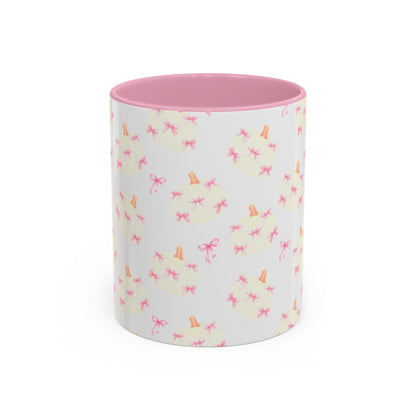 Pink Pumpkins mug