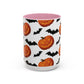 Pumpkin + Bats mug