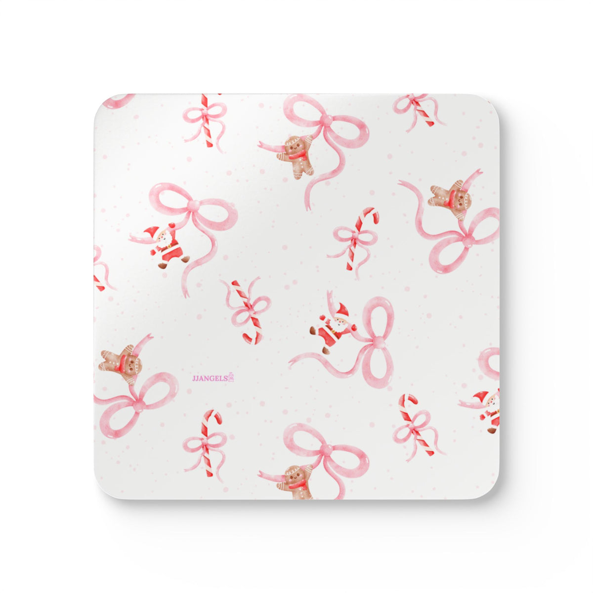 Christmas bows Coasters (2)