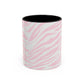 Pink Print mug