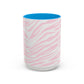Pink Print mug
