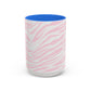 Pink Print mug