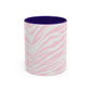 Pink Print mug