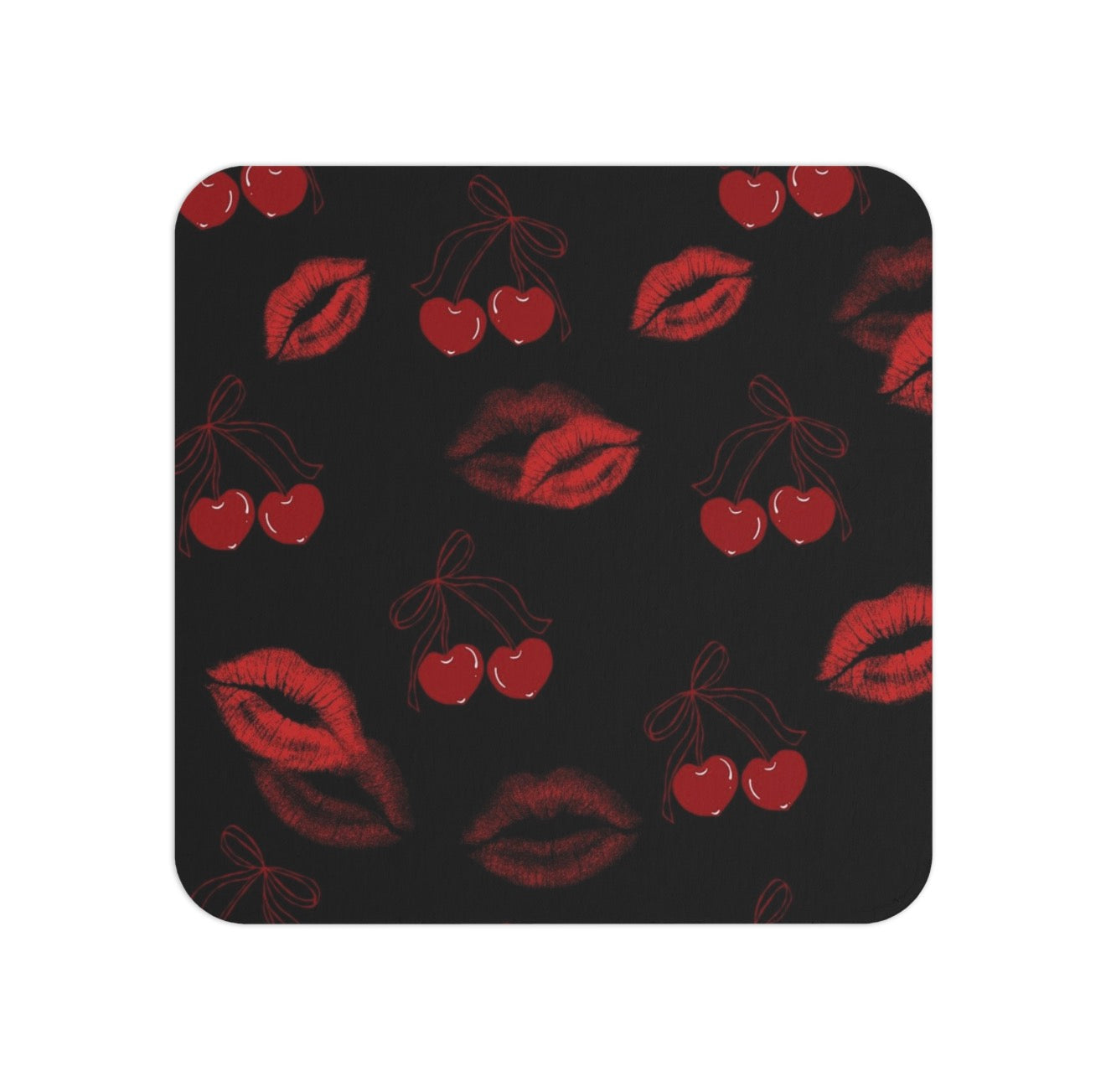 Cherry Kiss Coasters (2)