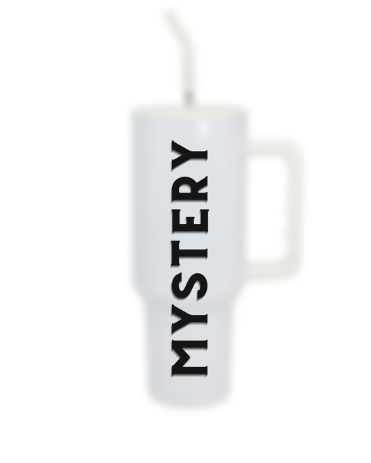 40oz mystery tumbler + free straw topper