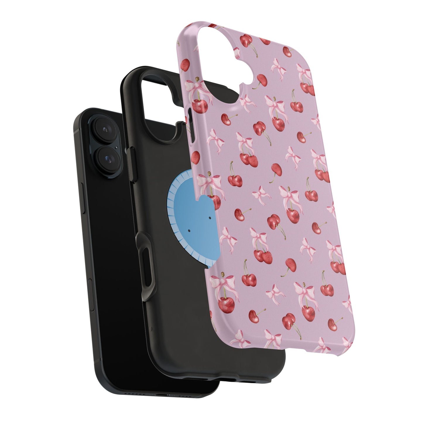 Cherry with bows Iphone Case