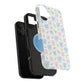 Blue and Pink flowers Iphone Case