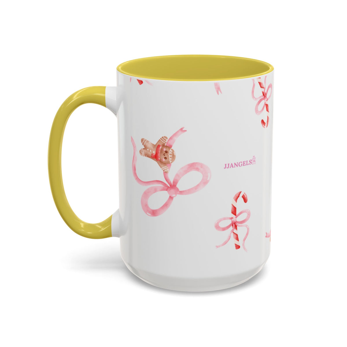 Snow and gingerbread mug