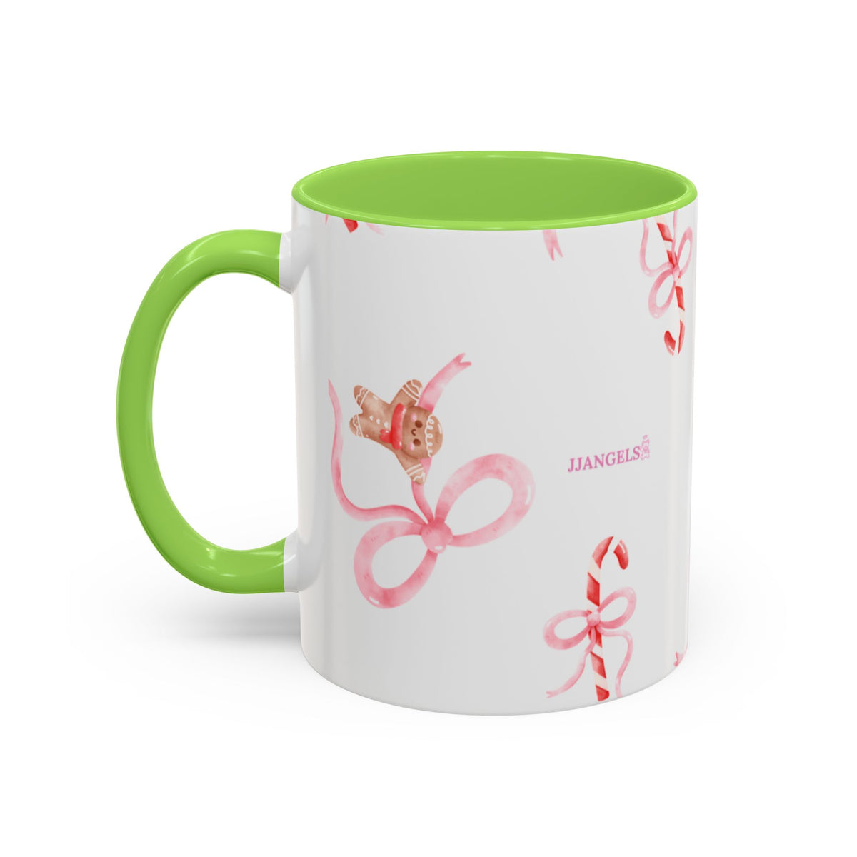 Snow and gingerbread mug