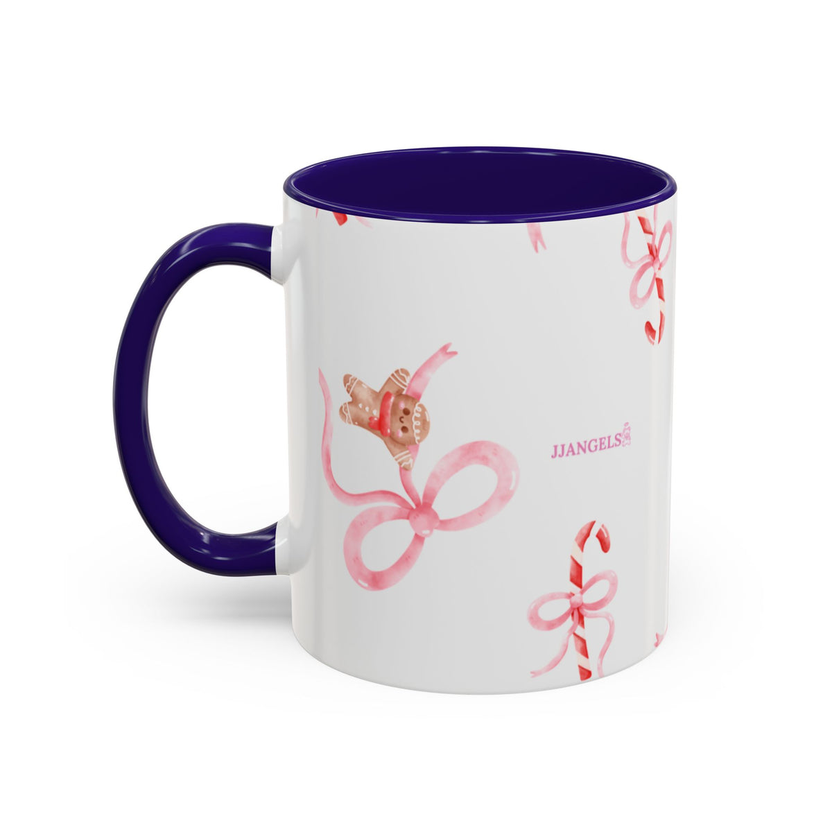 Snow and gingerbread mug