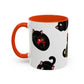 Christmas cats mug