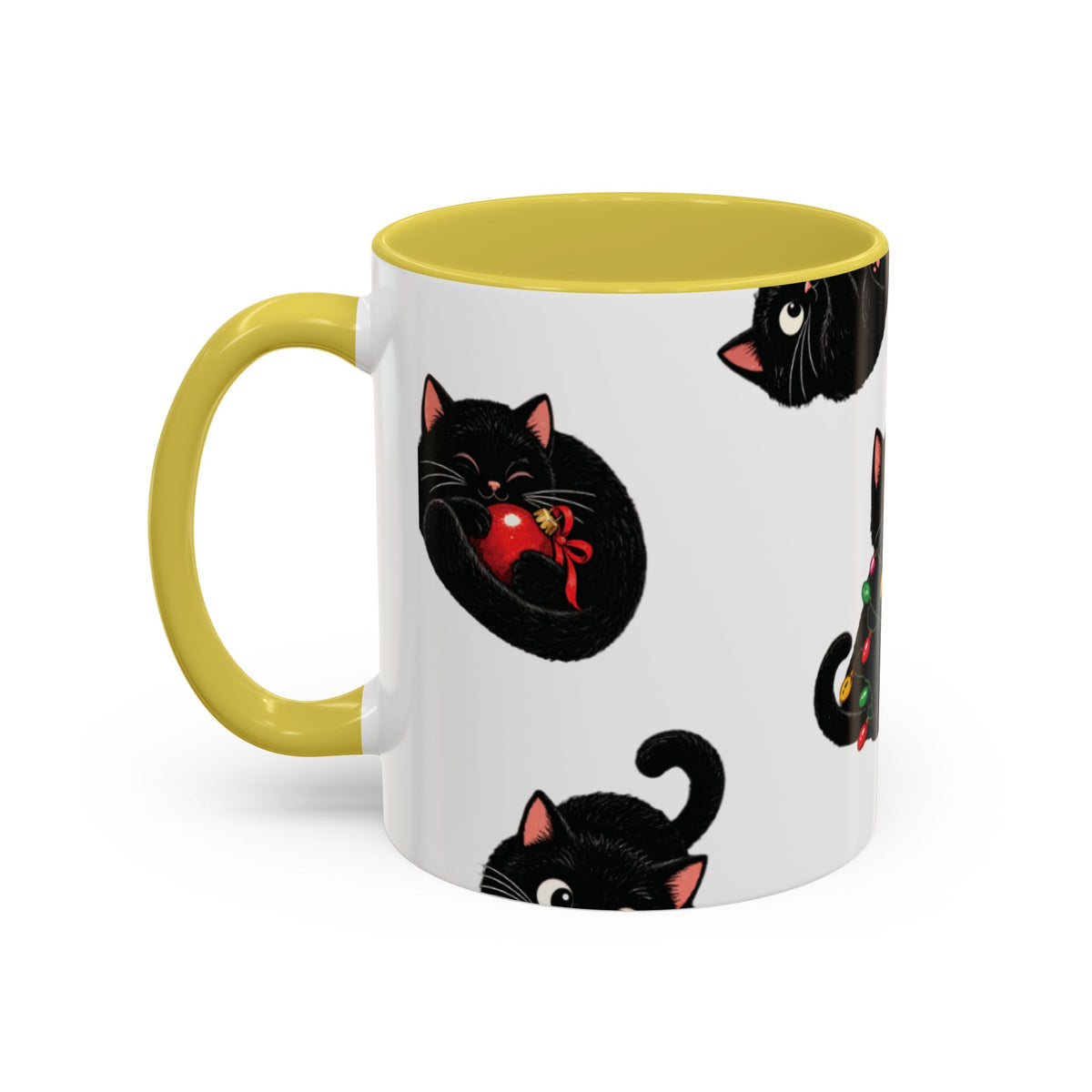 Christmas cats mug