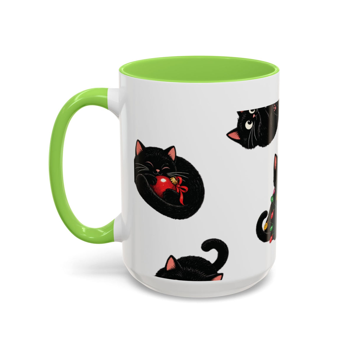 Christmas cats mug
