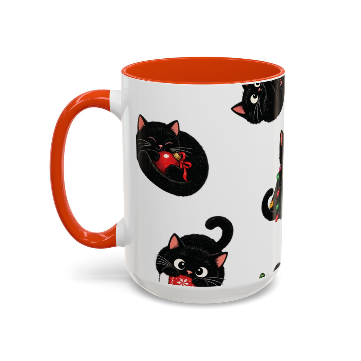 Christmas cats mug