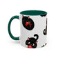 Christmas cats mug