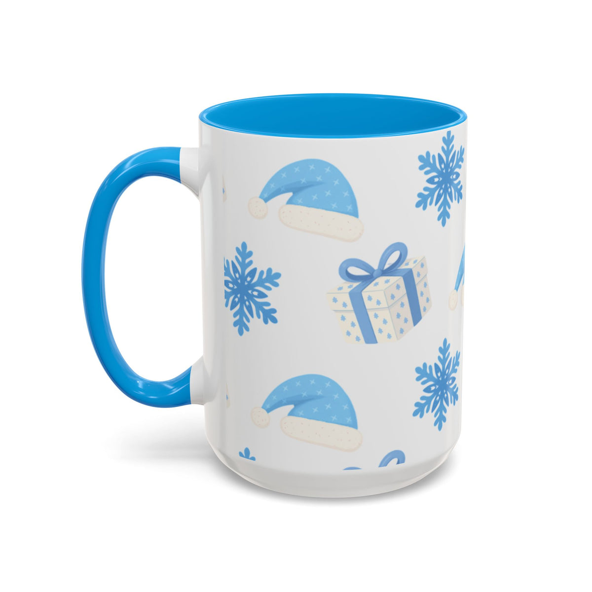 Blue gifts mug