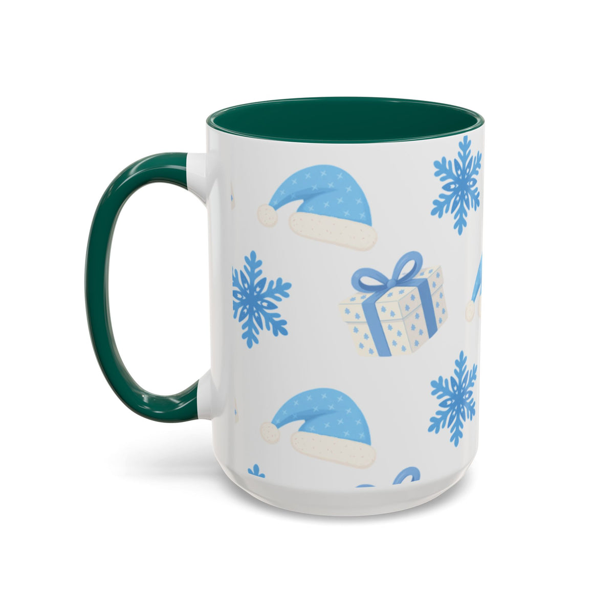 Blue gifts mug
