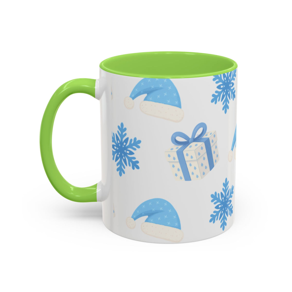 Blue gifts mug