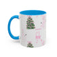 Snowman tree mug