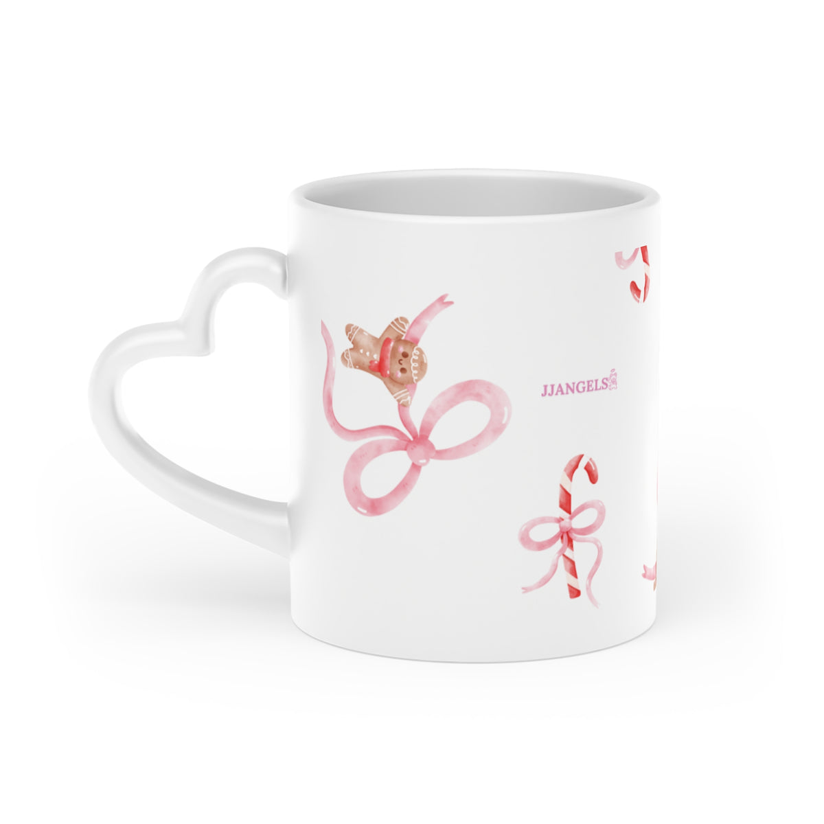 Snow and gingerbread mug