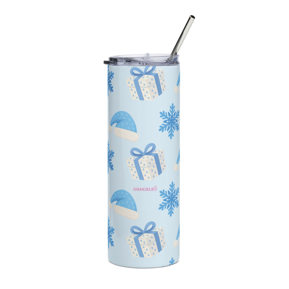 Blue gifts + free straw topper