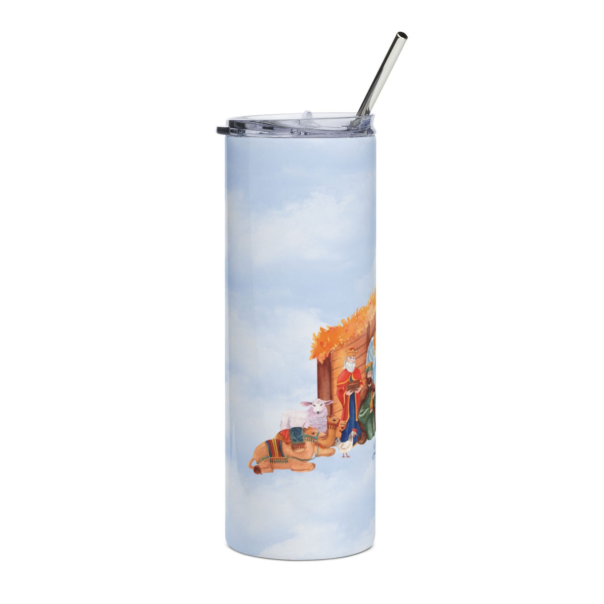 Luke 2:11 + free straw topper
