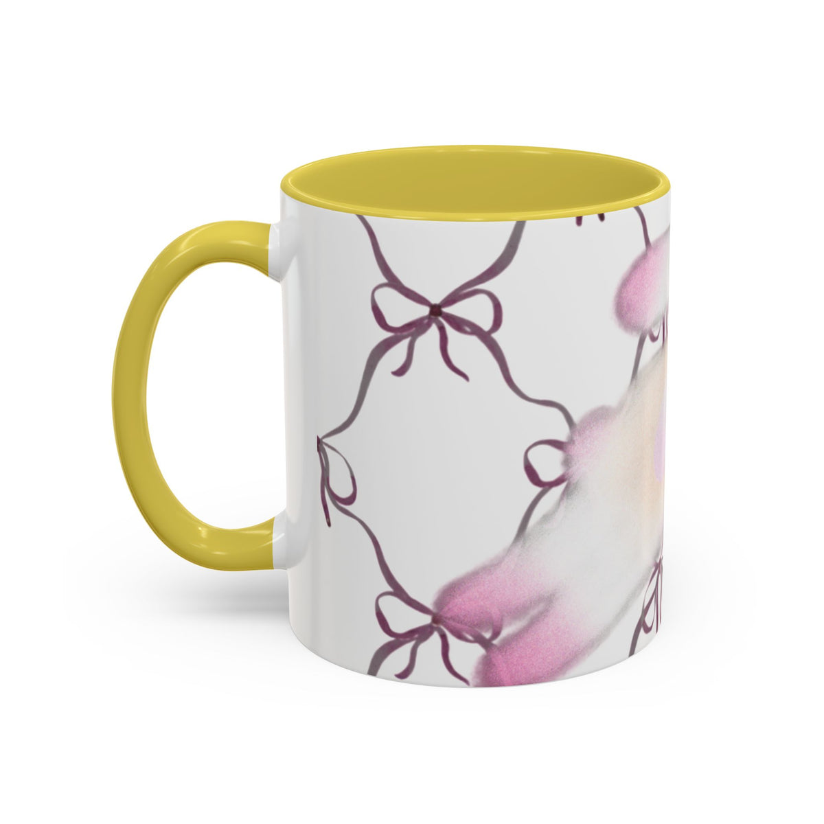 Rabbit bows mug