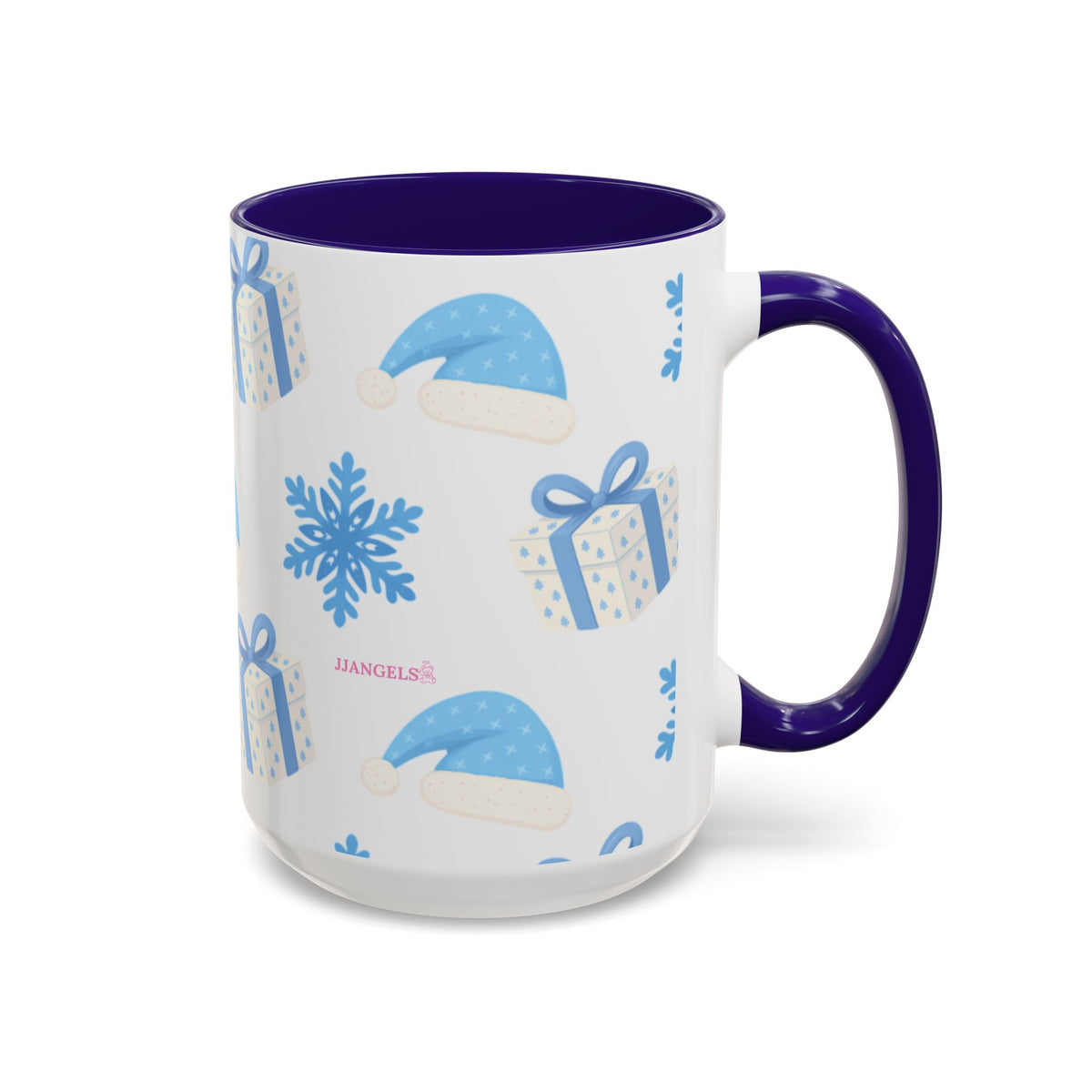 Blue gifts mug