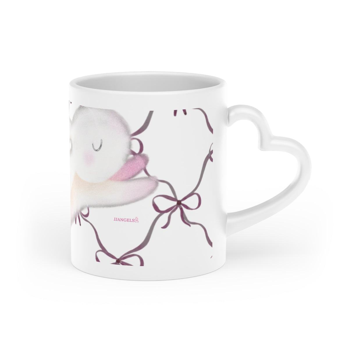 Rabbit bows mug
