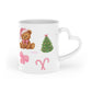 Pink bear Christmas mug