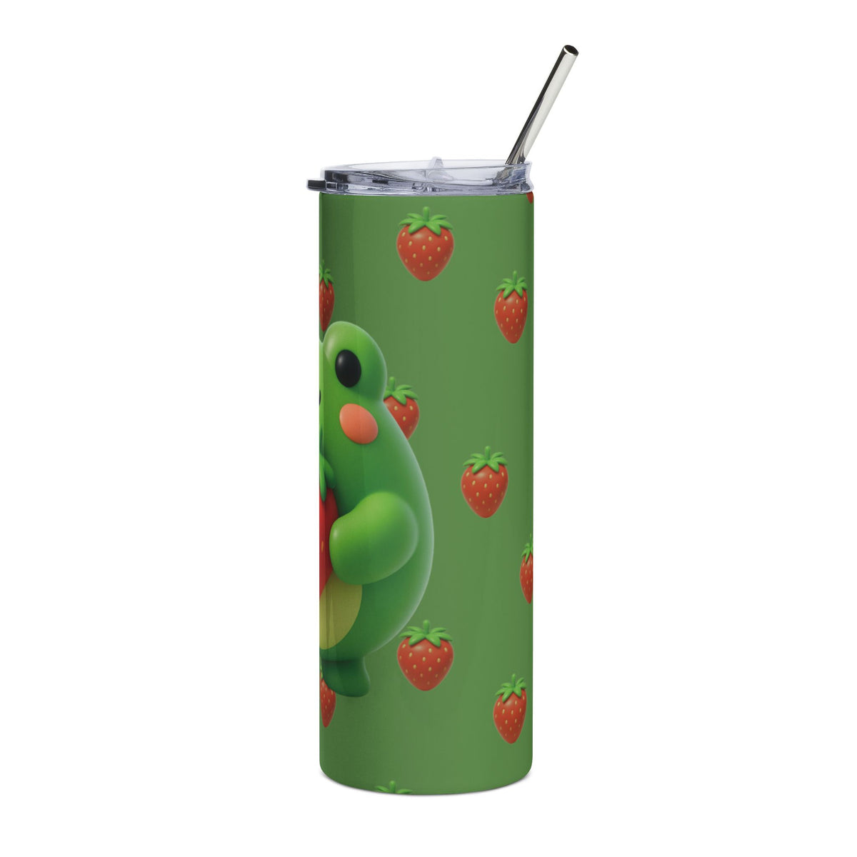 Berry frog + free straw topper