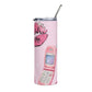 Lots of pink + free straw topper