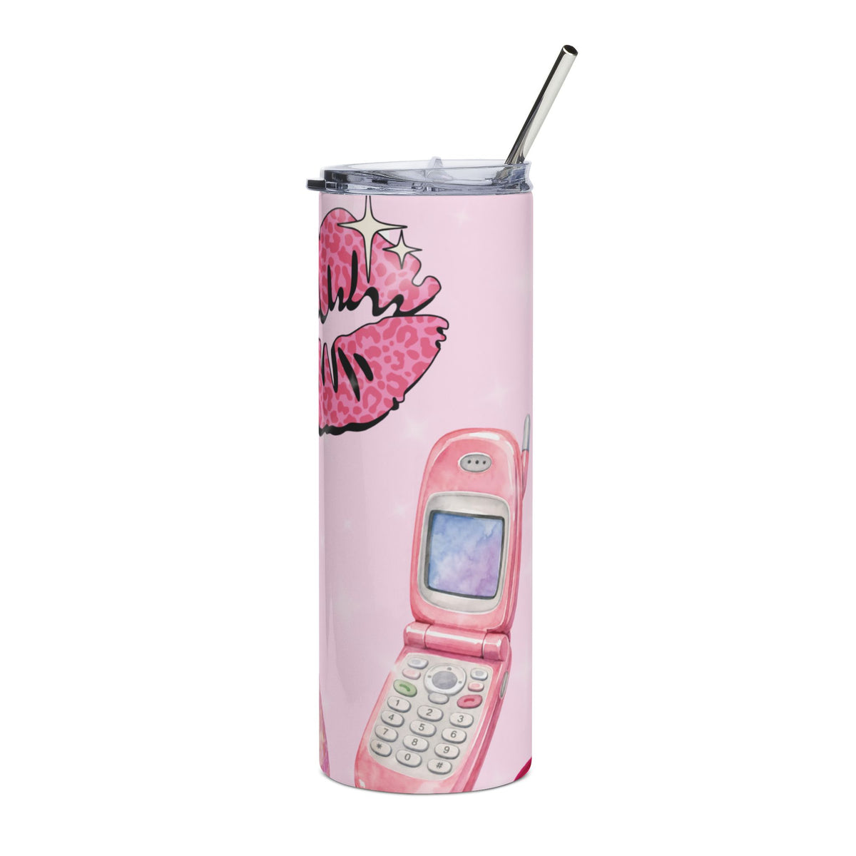 Lots of pink + free straw topper