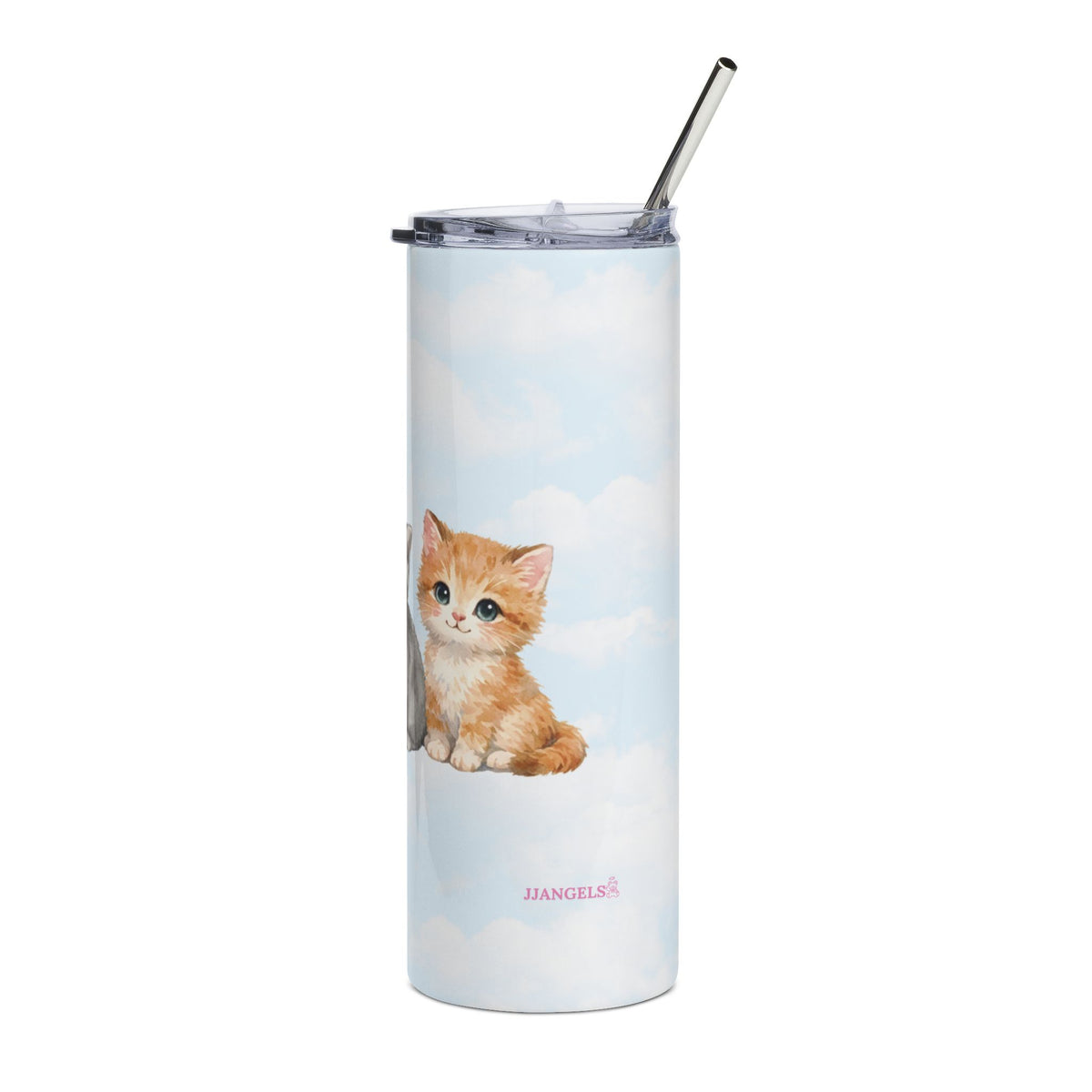 Cats on clouds + free straw topper
