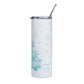Blue Christmas + free straw topper