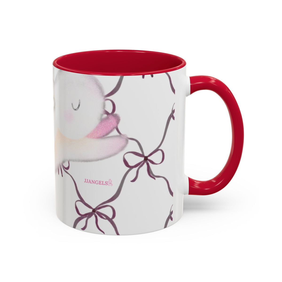 Rabbit bows mug