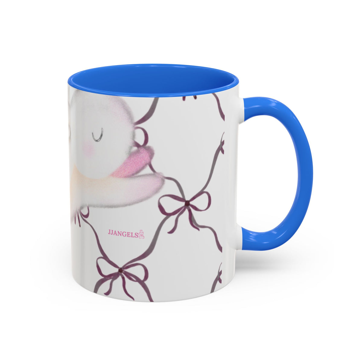 Rabbit bows mug