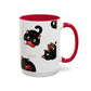 Christmas cats mug