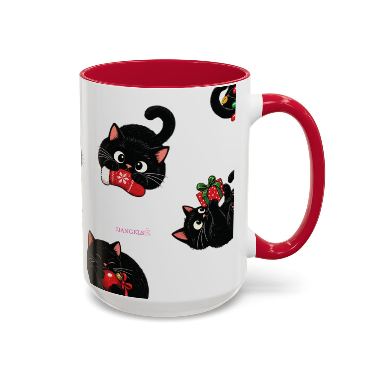Christmas cats mug