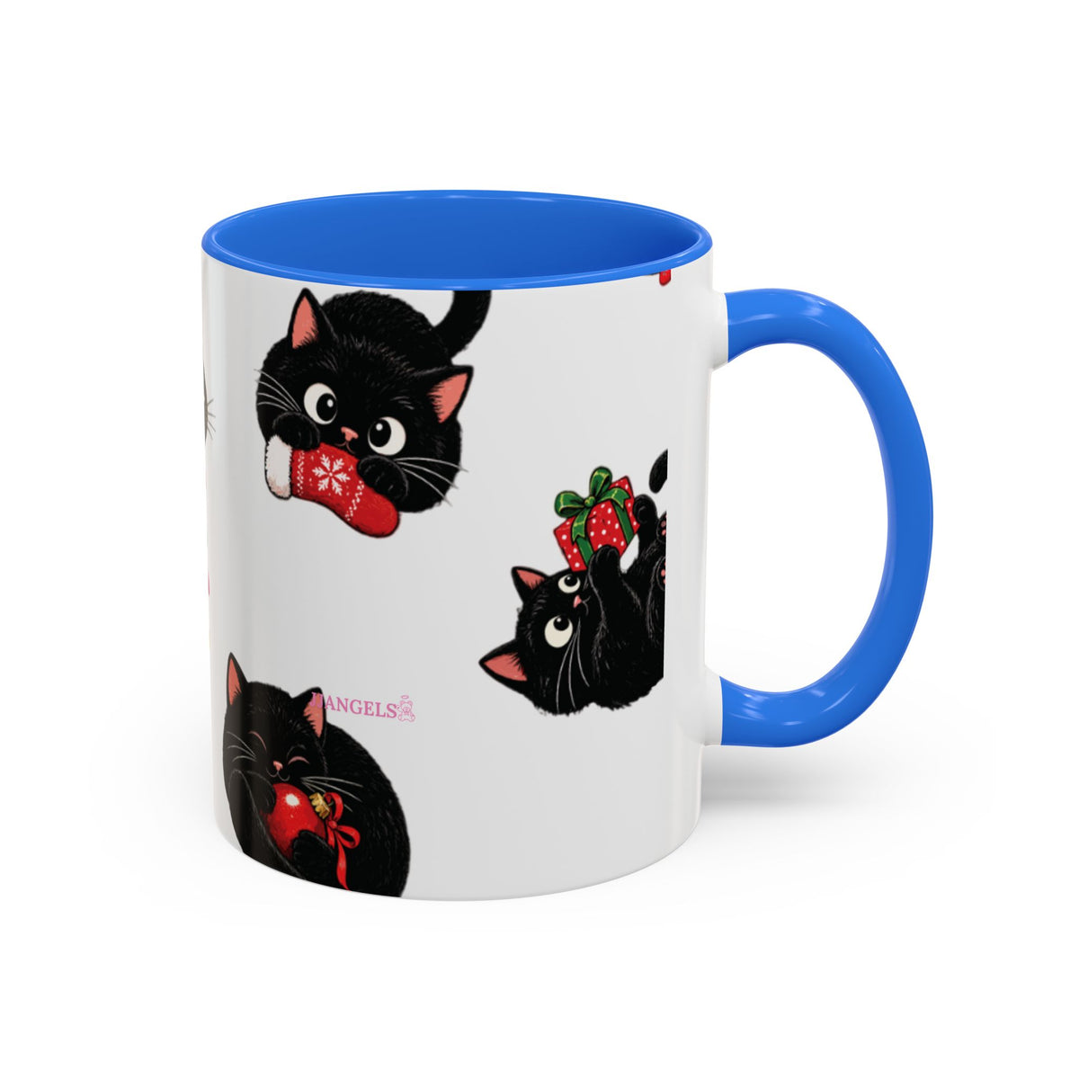 Christmas cats mug