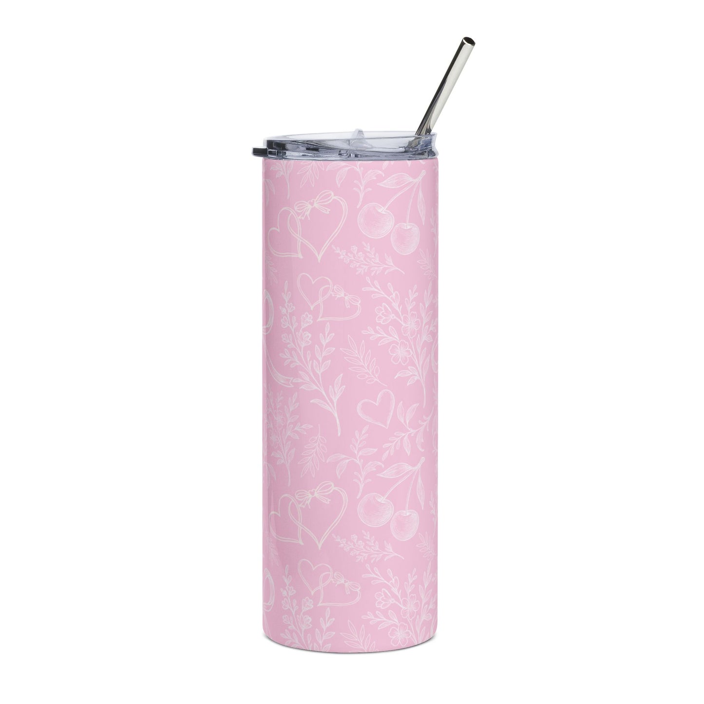 Bow Garden tumbler + free straw topper