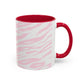 Pink Print mug