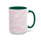 Pink Print mug