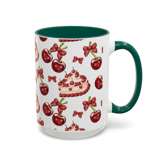 Cherry cake mug